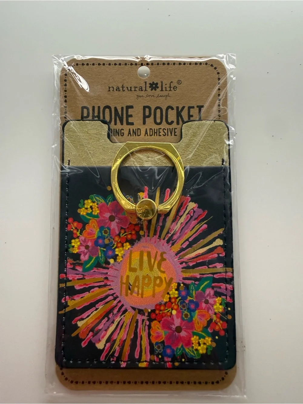 NATURAL LIFE Black Floral 